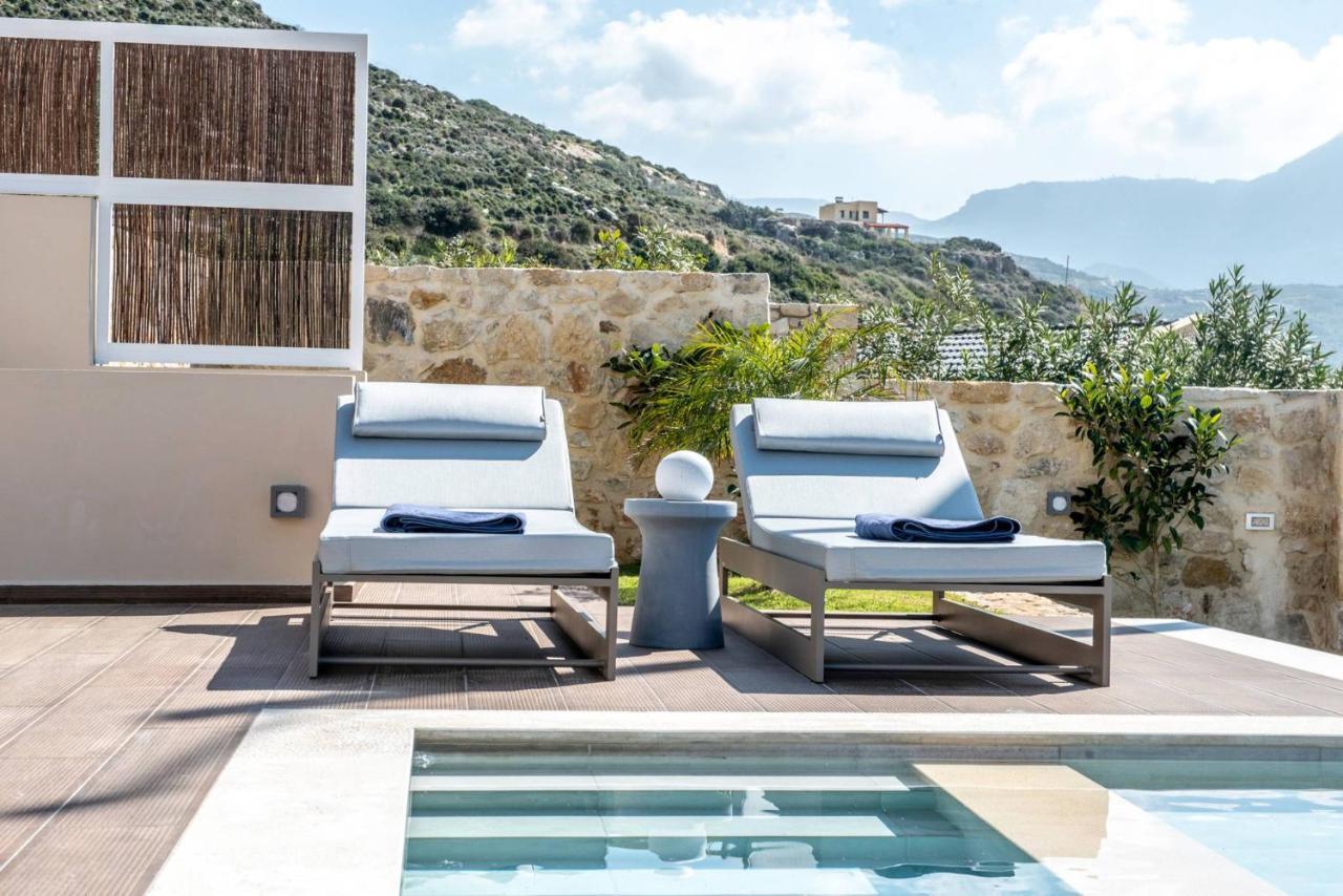 Cielo E Mare Villas I "Free" Heated Pools & Seaview Фаласарна Экстерьер фото