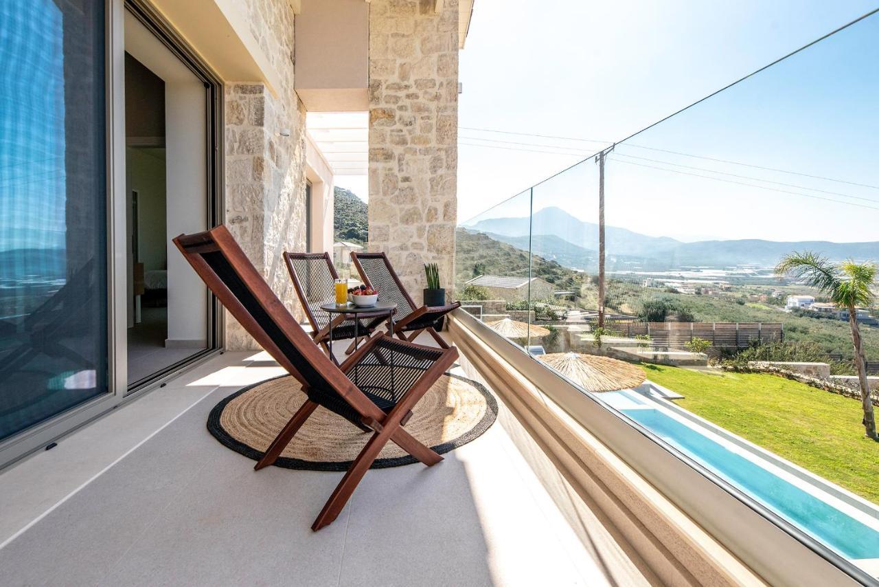 Cielo E Mare Villas I "Free" Heated Pools & Seaview Фаласарна Экстерьер фото