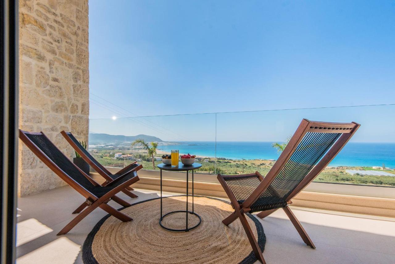 Cielo E Mare Villas I "Free" Heated Pools & Seaview Фаласарна Экстерьер фото