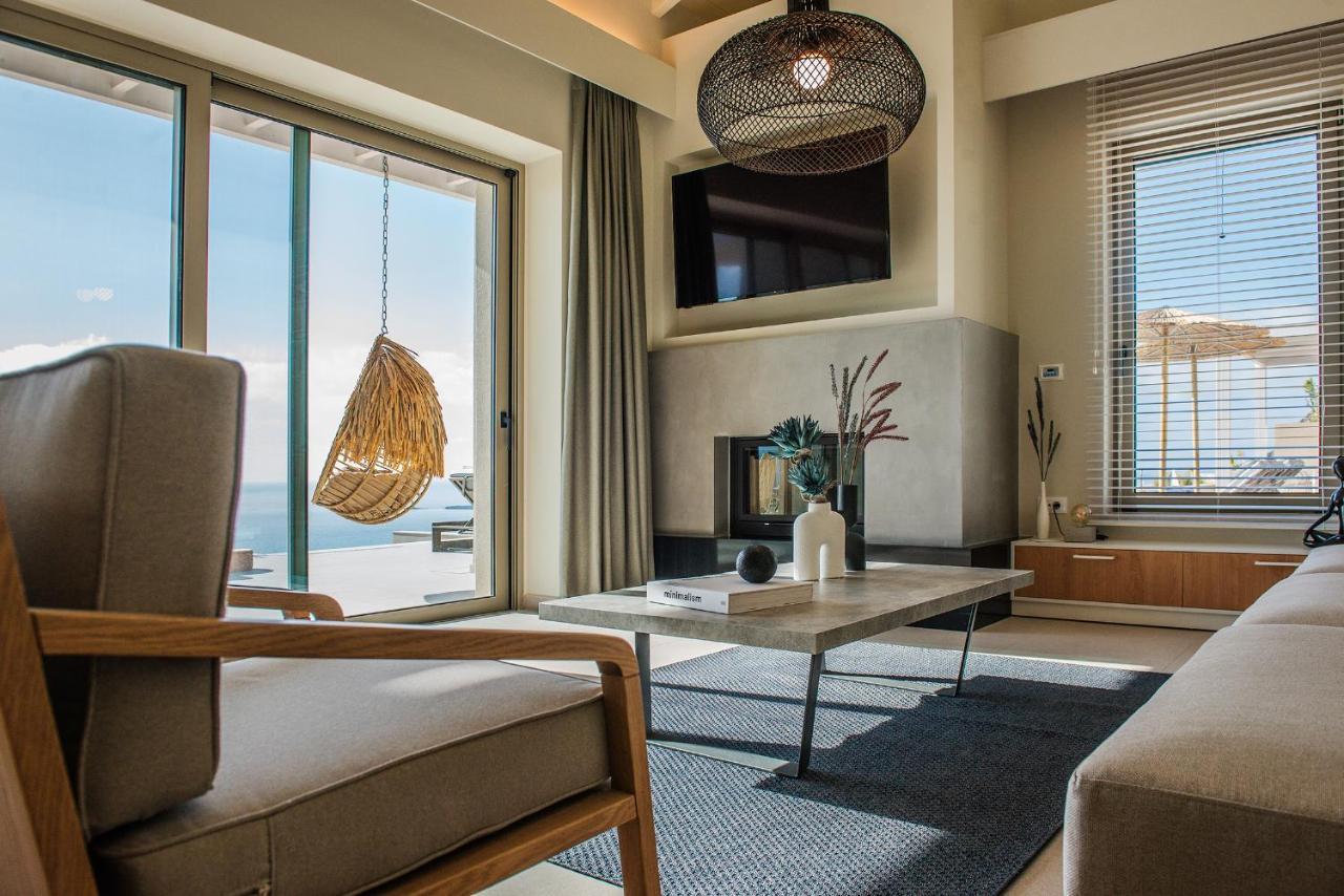 Cielo E Mare Villas I "Free" Heated Pools & Seaview Фаласарна Экстерьер фото