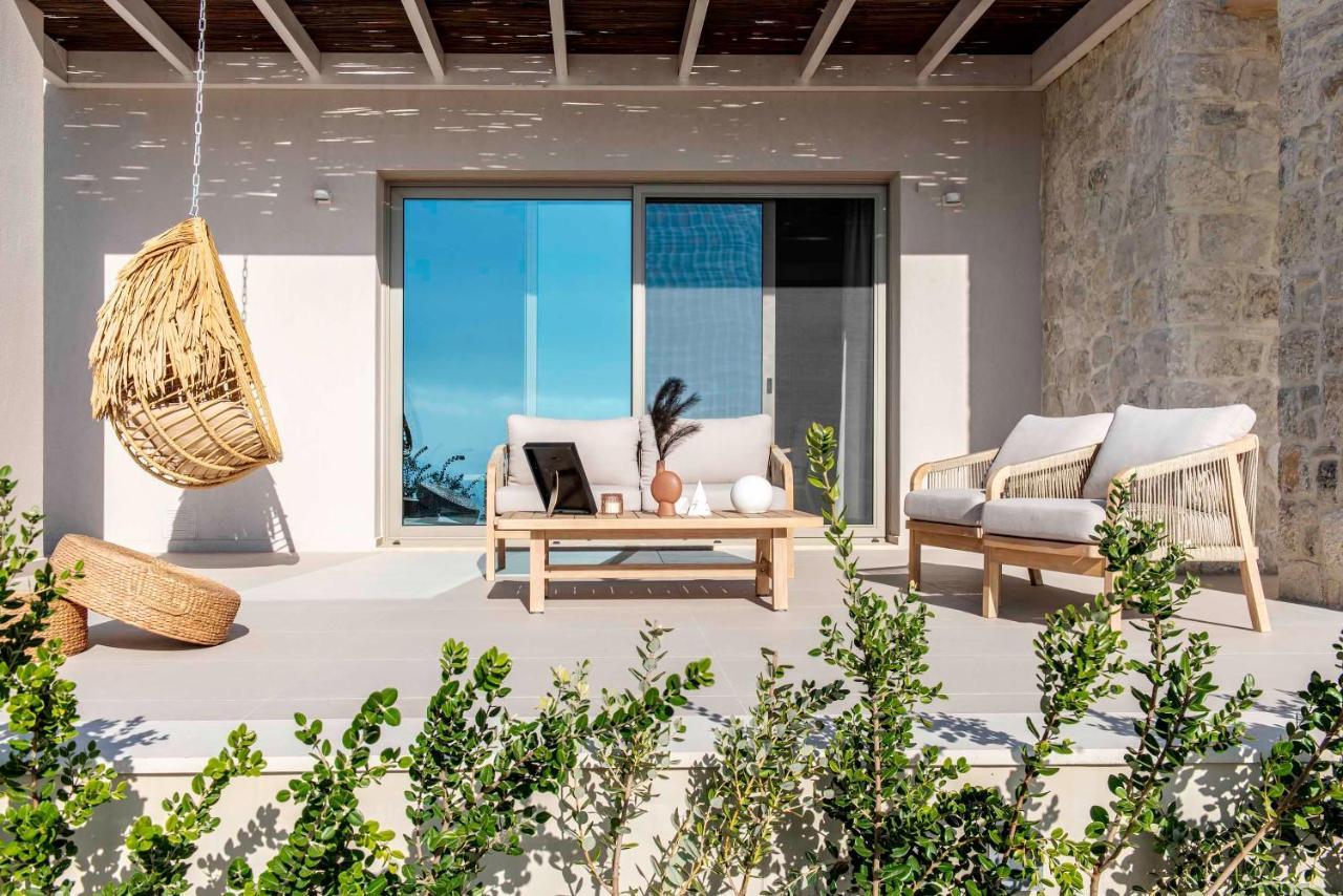 Cielo E Mare Villas I "Free" Heated Pools & Seaview Фаласарна Экстерьер фото
