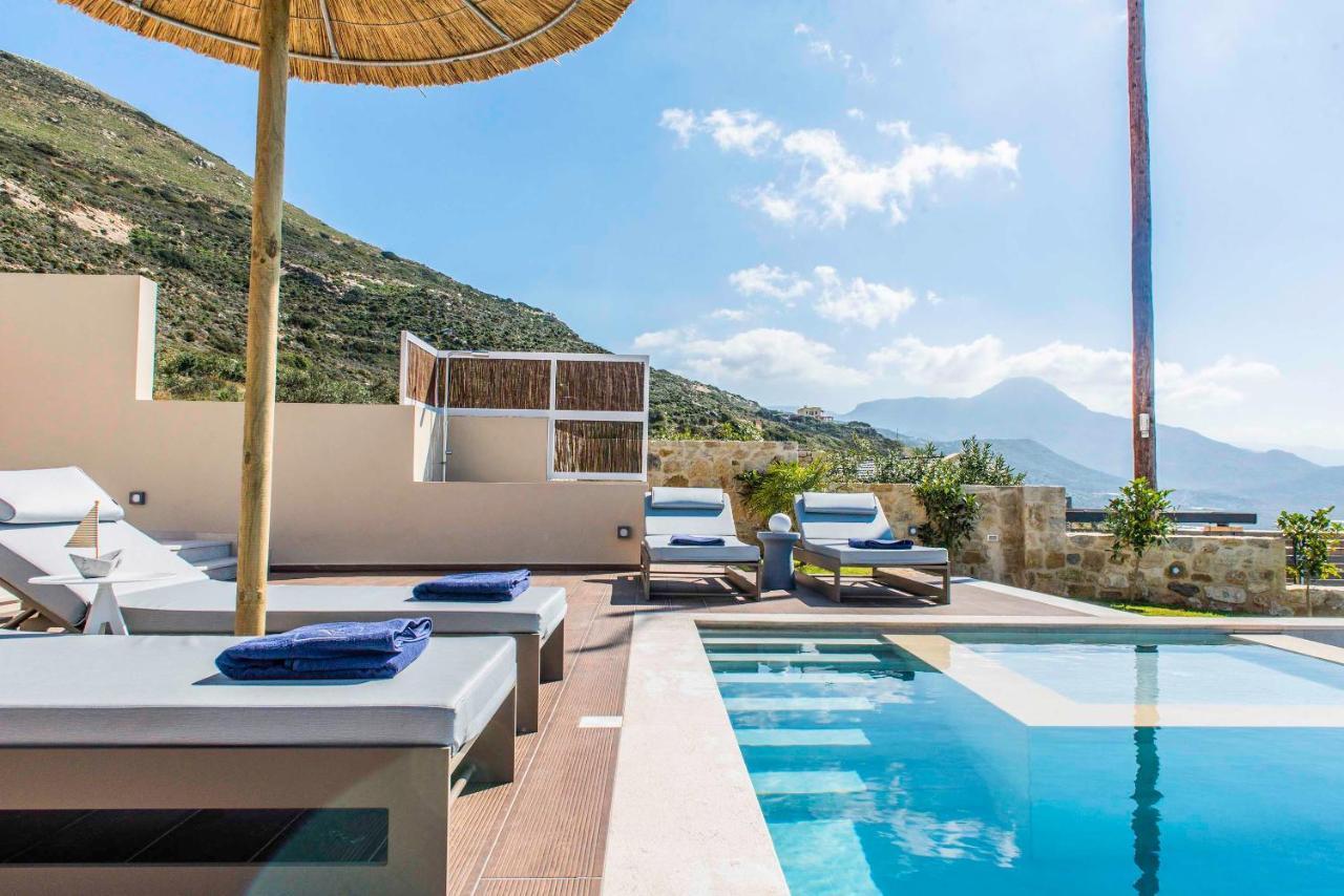 Cielo E Mare Villas I "Free" Heated Pools & Seaview Фаласарна Экстерьер фото