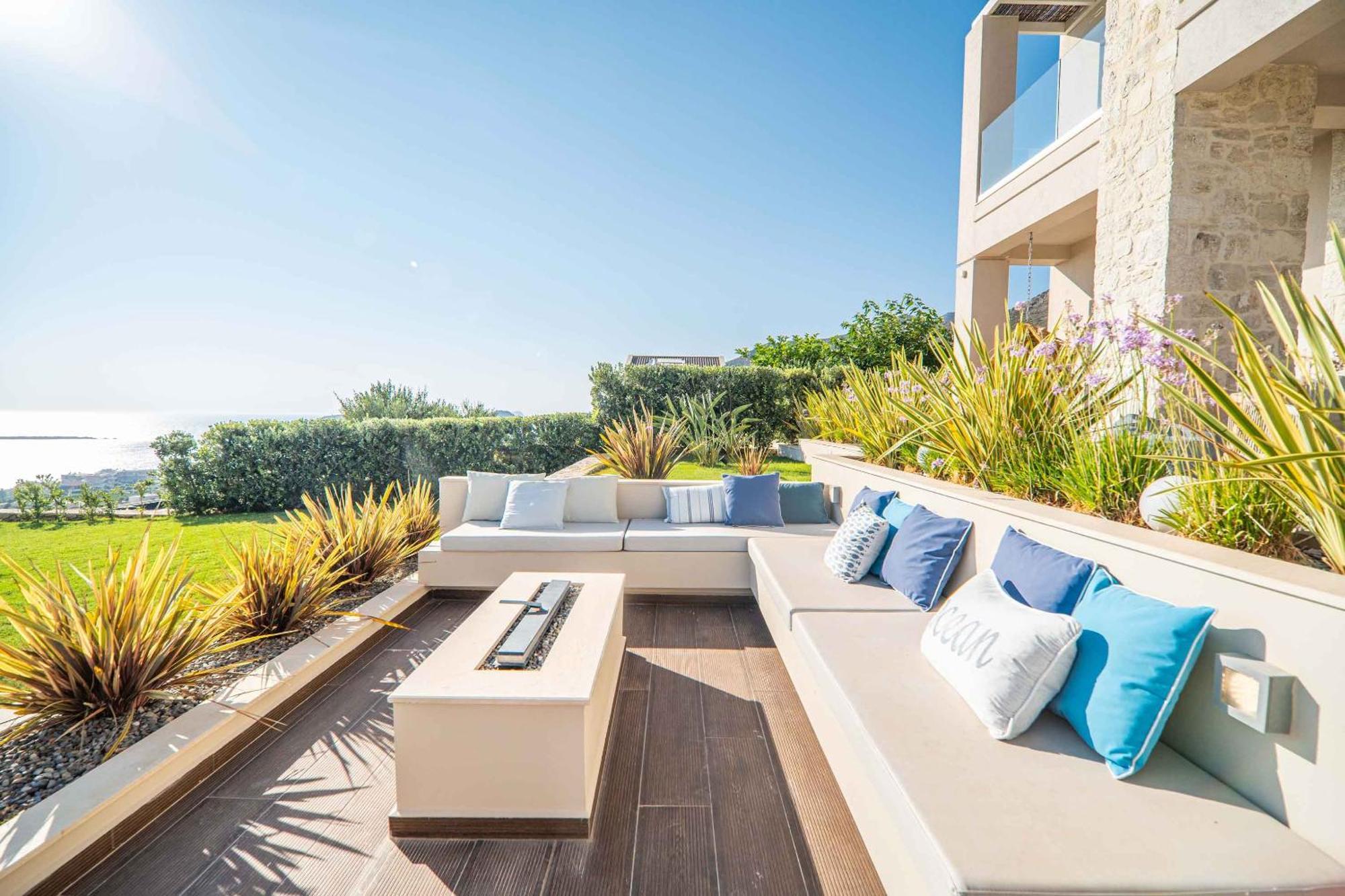 Cielo E Mare Villas I "Free" Heated Pools & Seaview Фаласарна Экстерьер фото