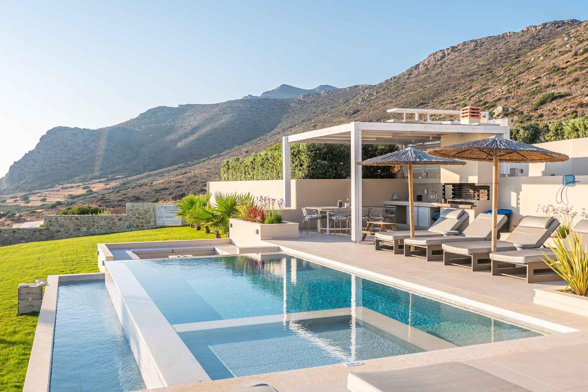 Cielo E Mare Villas I "Free" Heated Pools & Seaview Фаласарна Экстерьер фото