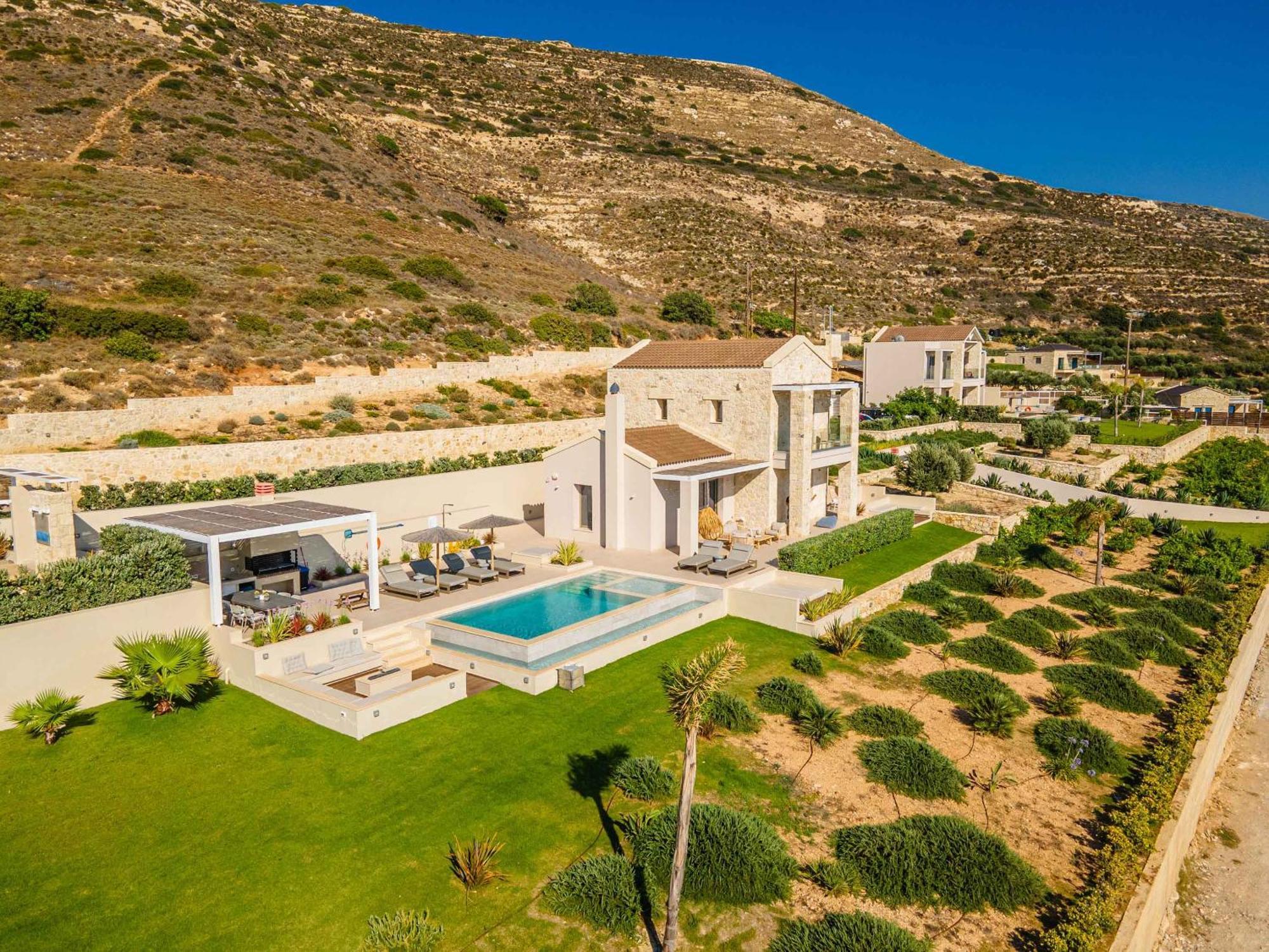 Cielo E Mare Villas I "Free" Heated Pools & Seaview Фаласарна Экстерьер фото